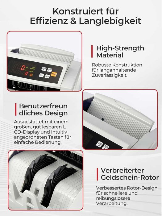 FOHERE Машина за броене на пари с UV/MG/IR