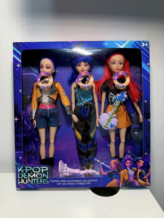 Papusi Muzicale K-Pop Demon Hunters + Accesorii