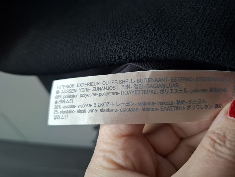 Дамска  черна рокля Massimo Dutti EU44