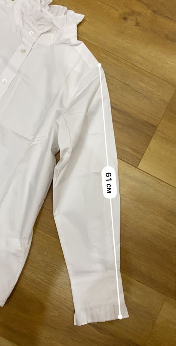 Шикарная белая рубашка