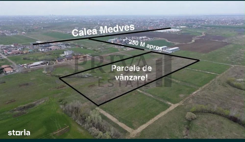 Teren intravilan 592 mp, fs 20 ml, Mosnita Noua