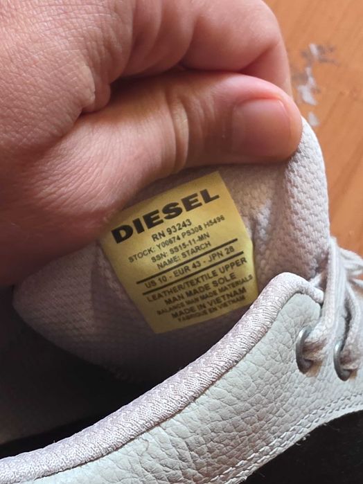 Diesel originali din piele 43/28 cm