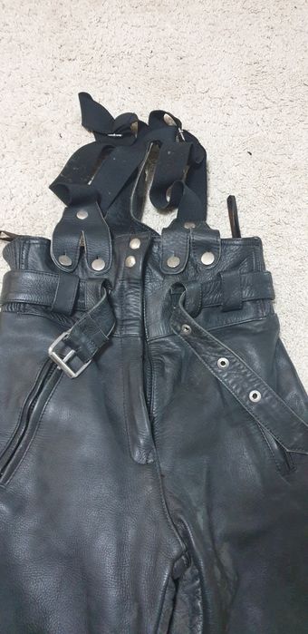 pantaloni piele moto