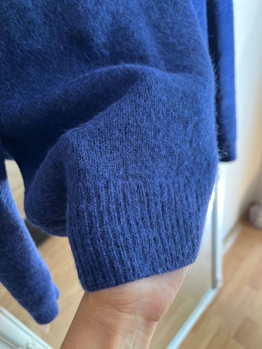 Пуловер Massimo Dutti от алпака и вълна, XS–S – Made in Italy
