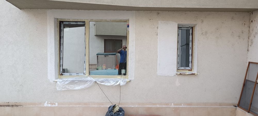 Обръщане/ измазване на дограма