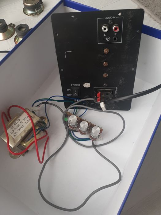 Усилитель + динамики