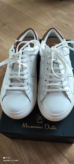 Pantofi sport din piele Massimo Dutti