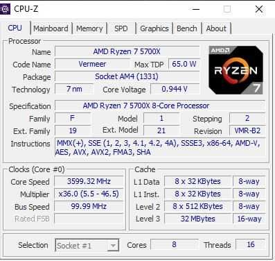 Sistem PC Gaming ITX  Ryzen 7 5700x RX 6600 XT 32GB RAM