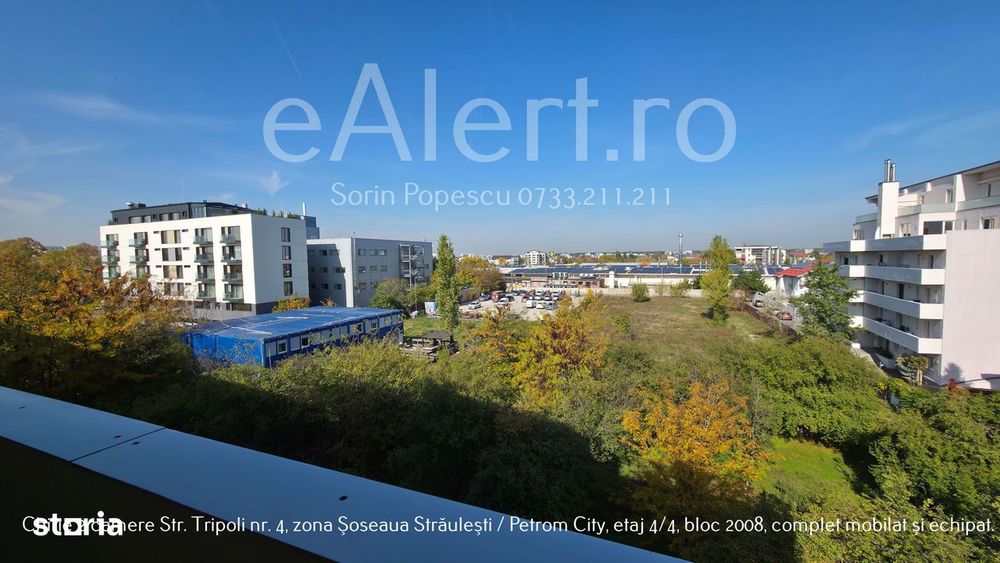 Chirie 2 camere, mobilat complet – Str. Tripoli, zona Petrom City.