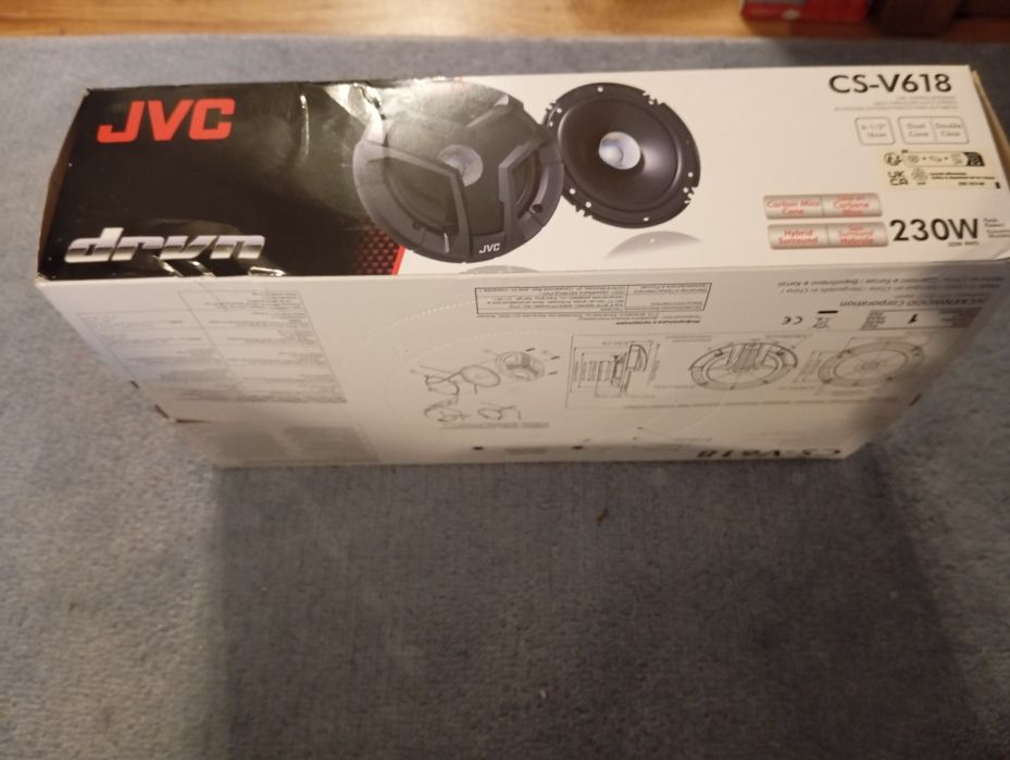 Boxe auto JVC model CS-V618