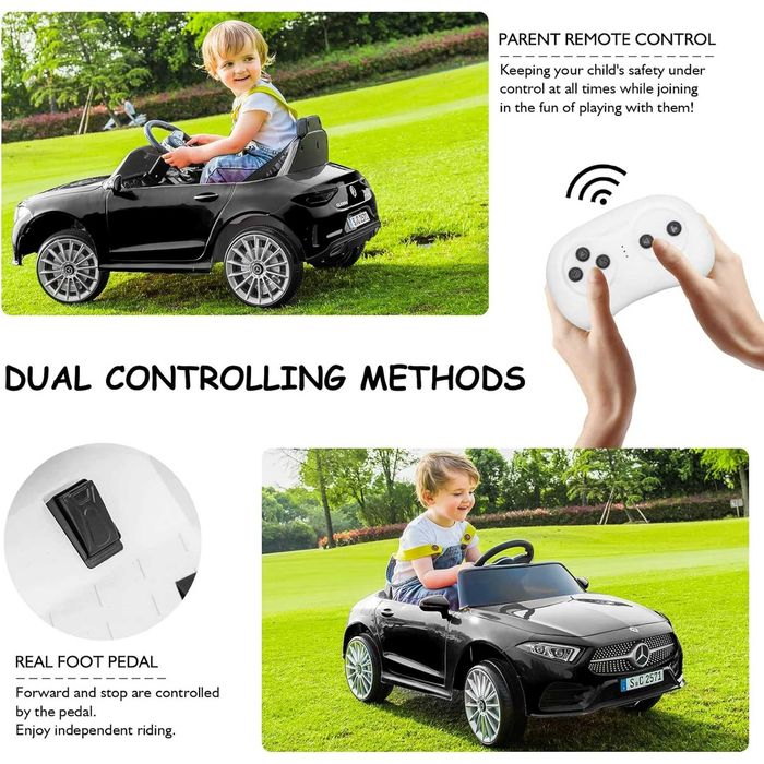 Акумулаторна кола Mercedes Benz CLS350  12V с меки гуми