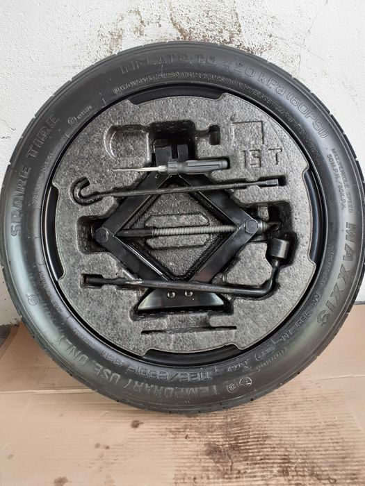 Roata rezerva SLIM cric HYUNDAI i30,i40,Ioniq,Elantra,KIA Ceed,Optima,Carens