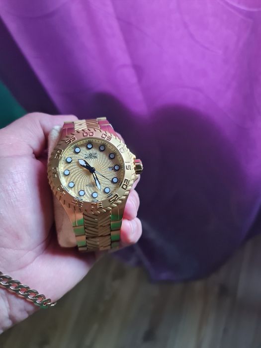 .invicta gold automatic   original