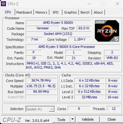 AMD Ryzen 5 5600X