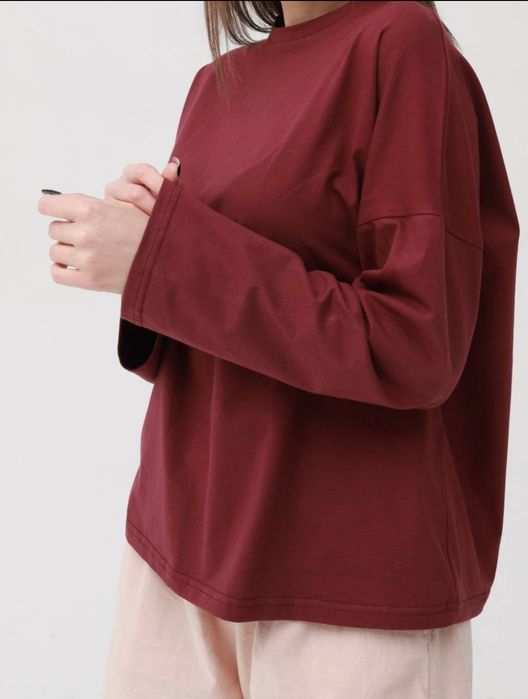 Лонгслив XS оверсайз y2k одежда унисекс Longslif