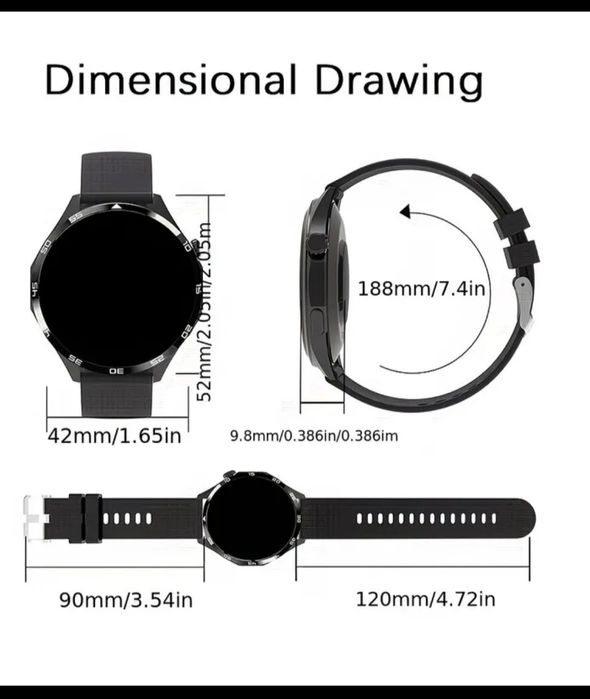 Нов смарт часовник за мъже и жени за 2026 г.
