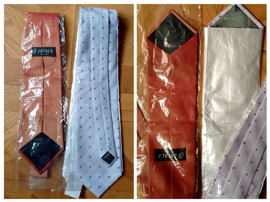 Новый шелковый галстук.