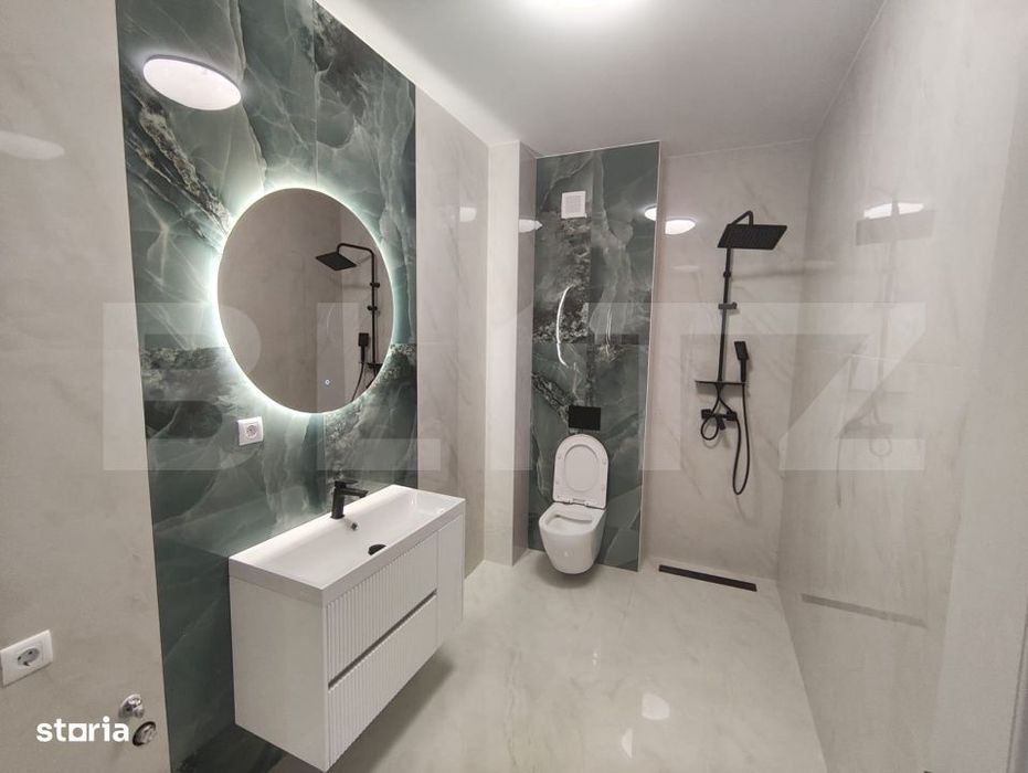 Apartament nou modern, cu 2 camere, centrala pe gaz+panouri fotovoltai