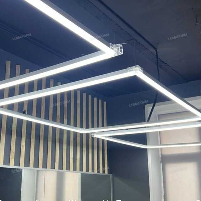 72 W kvadrat modulli LED yoritgich — Barbershop uchun