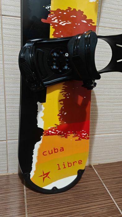 Placa snowboard Cuba libre 154 cm-legaturi boots Burton