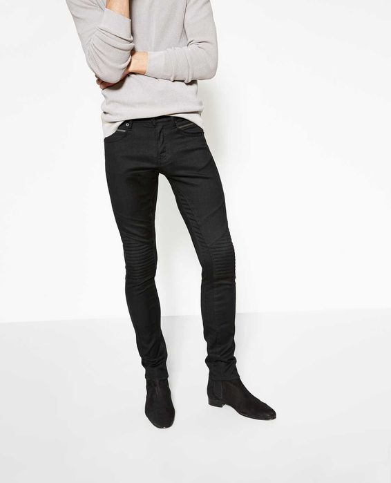 The Kooples (Франция) Черни рокерски дънки Biker Fit Размер 32. 39лв.