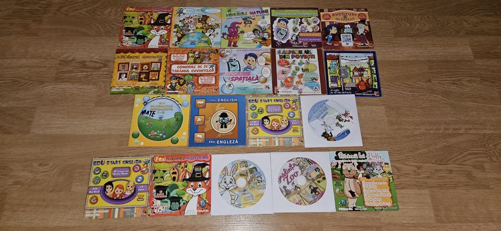 Lot 19 cd-uri educationale EDU (activitati , invatare)