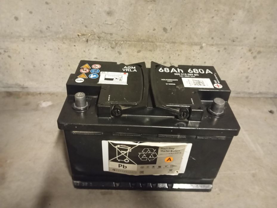 Baterie auto Volkswagen Audi Skoda 70 amperi Agm Start Stop import Germania