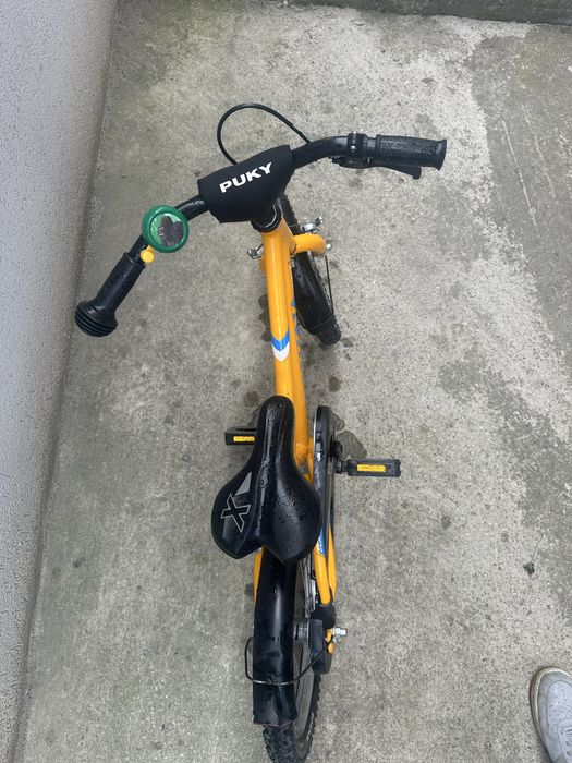 Bicicletă copii Puky ZLX 16 Alu – Super ușoară – Galben/Albastru