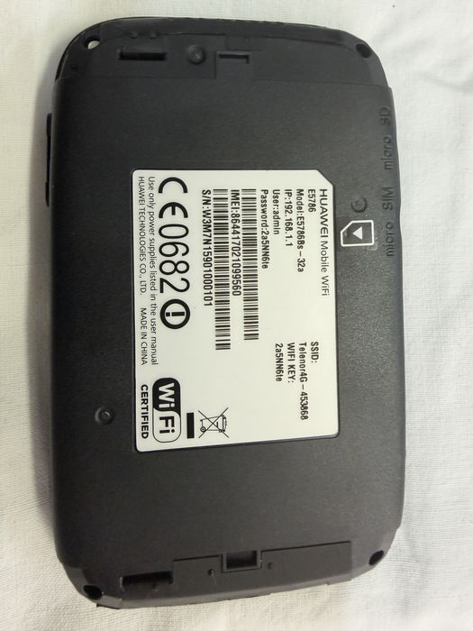 Router wireless portabil Huawei E5786Bs-32a, 4G+ LTE Decodat