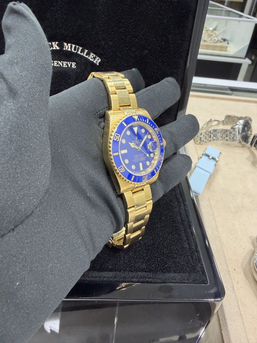 Срочно  Редкие Rolex Submariner Full gold С бриллиантами