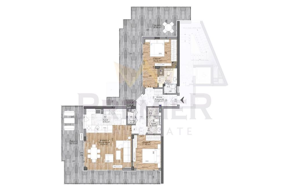 Продава се Тристаен апартамент в София, Манастирски ливади - 188 кв.м за 2103 €/кв.м - Снимка #1