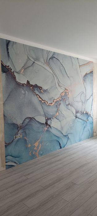 Поклейка обоев, ремонт