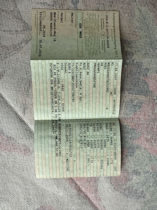 Audi  A4  B7  An:2007