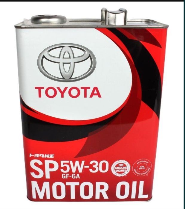 Тойота оригинальное японское  масло 5w30 4 литра