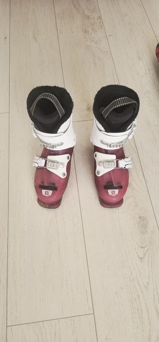 Schiuri 100 cm si clapari 19 cm Salomon - fete