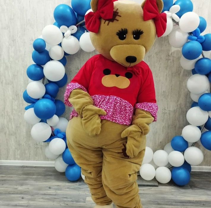 Ростовые куклы прокат мишка Тедди аниматор