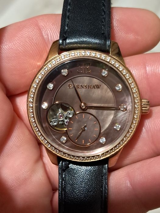 Луксозен автоматичен дамски часовник Thomas Earnshaw Lady Australis - Като нов!