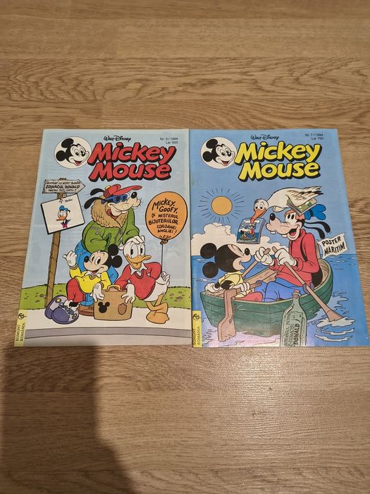 Benzi desenate editura egmont Mickey Mouse...nr 3 și 7 1994