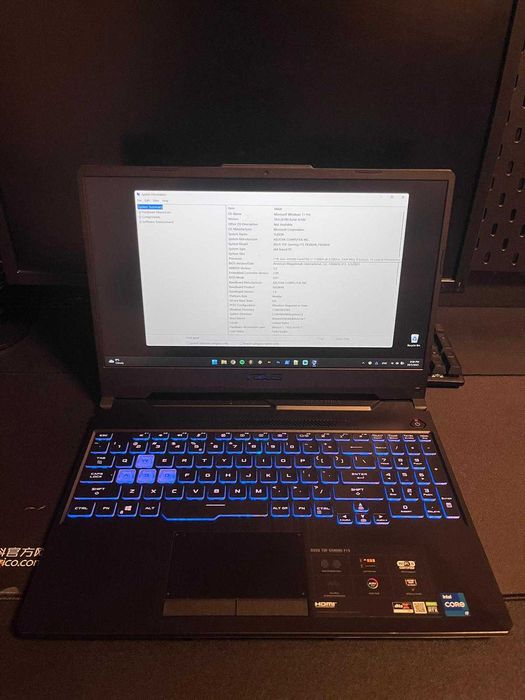 ASUS TUF Gaming F15 i7-11800H, 1TB SSD, 16GB RAM, RTX 3050Ti 4GB