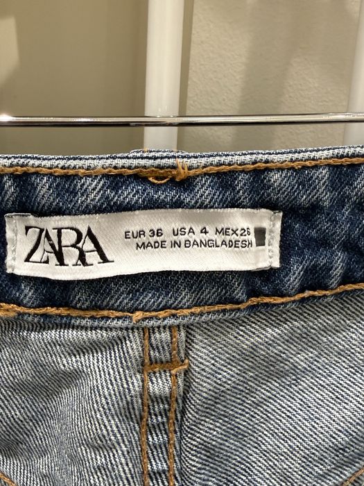 Прямые джинсы Зара б/у