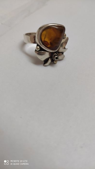 Уникален сребърен пръстен