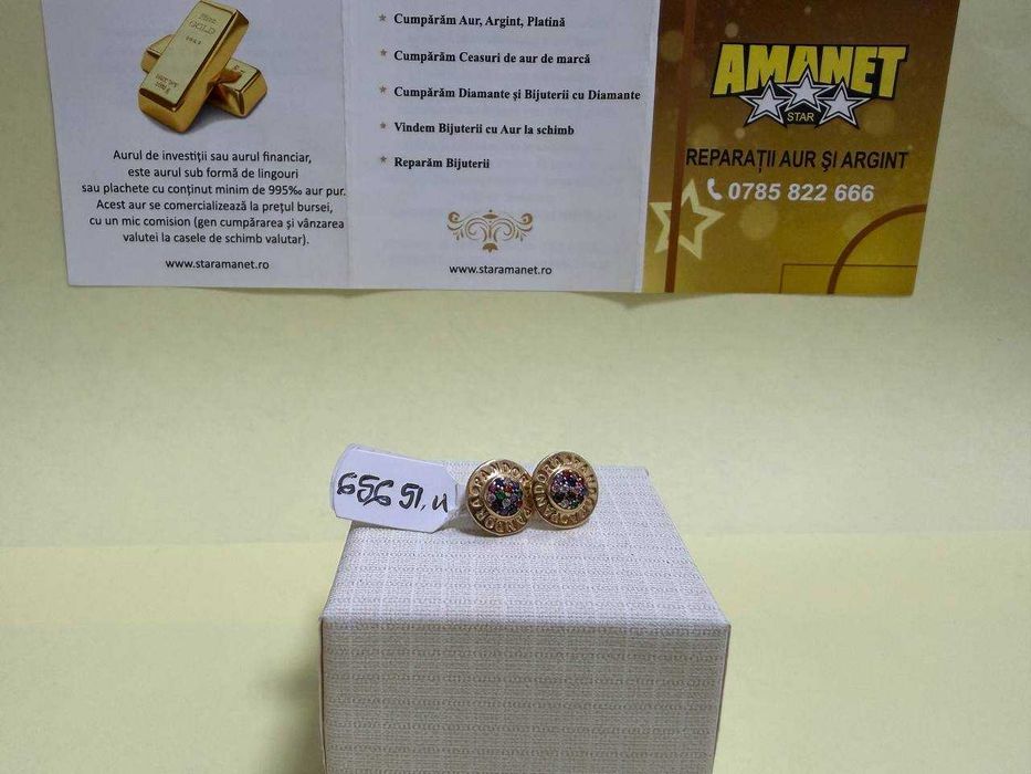 cercei aur 14k 1.96gr (m2) staramanet