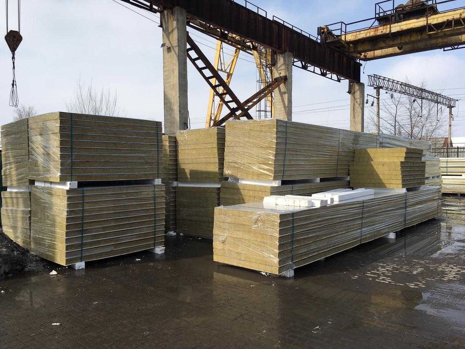 Стеновые и кровельные сэндвич-панели от завода