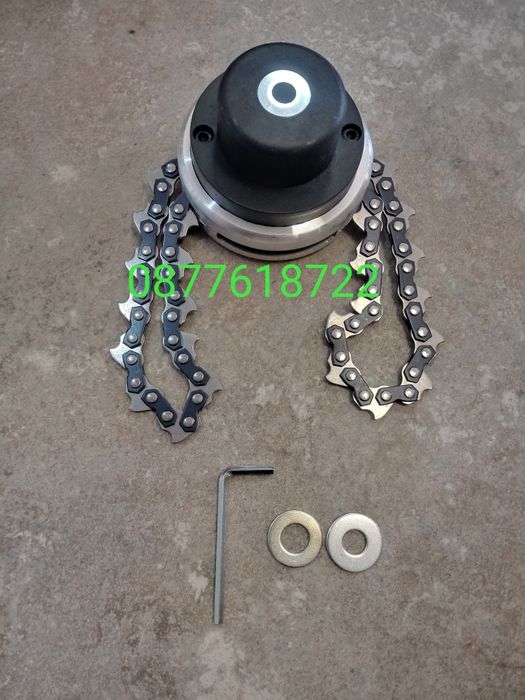 Кордова глава с верига за бензинов тример храсторез