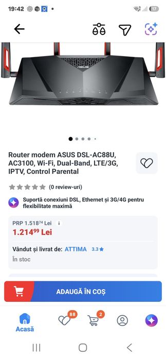 Wifi, Rotaru Asus ac3100