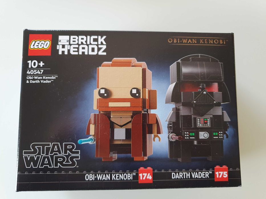 Лего Brickheadz Obi-Wan Kenobi & Darth Vader 40547