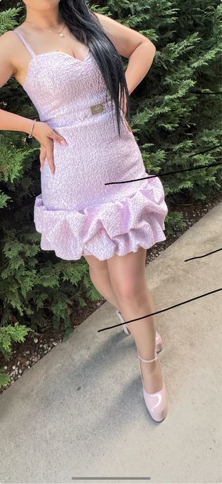 Рокля Junona, розово-лилава