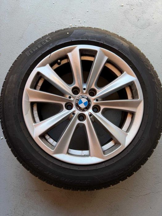 Jante BMW originale Style 395 R17 + anvelope de iarnă Pirelli