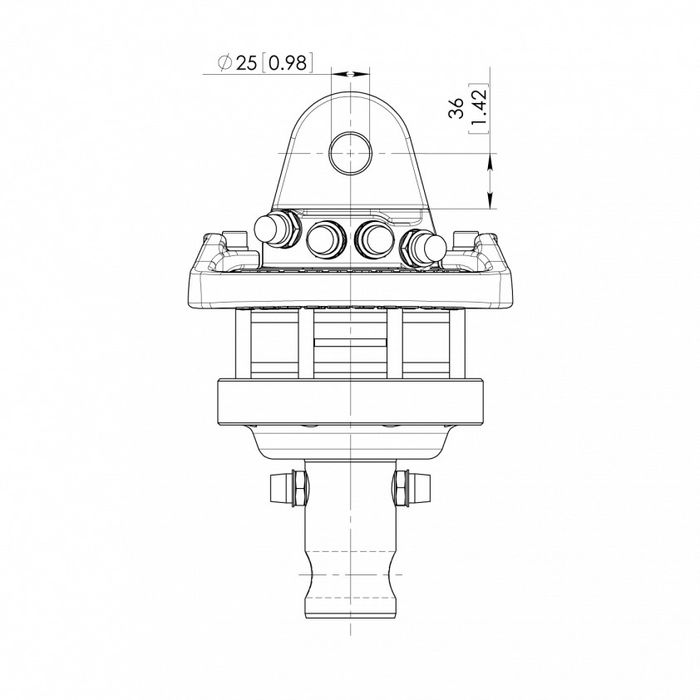 Rotator pentru graifer GR 46