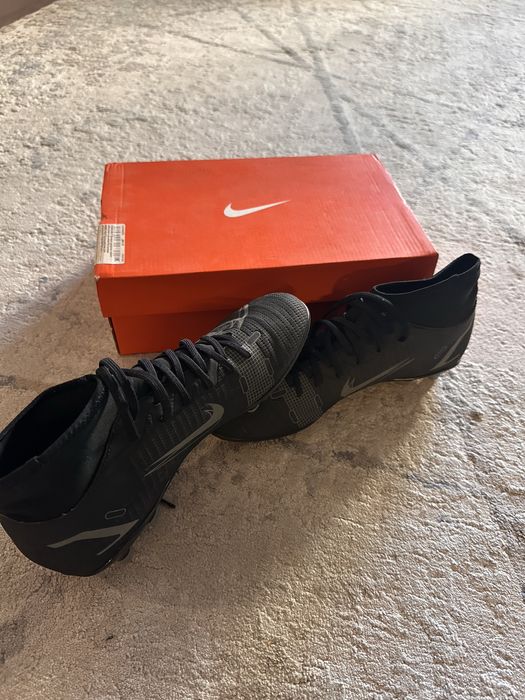 Бутсы nike mercurial в черном цвете